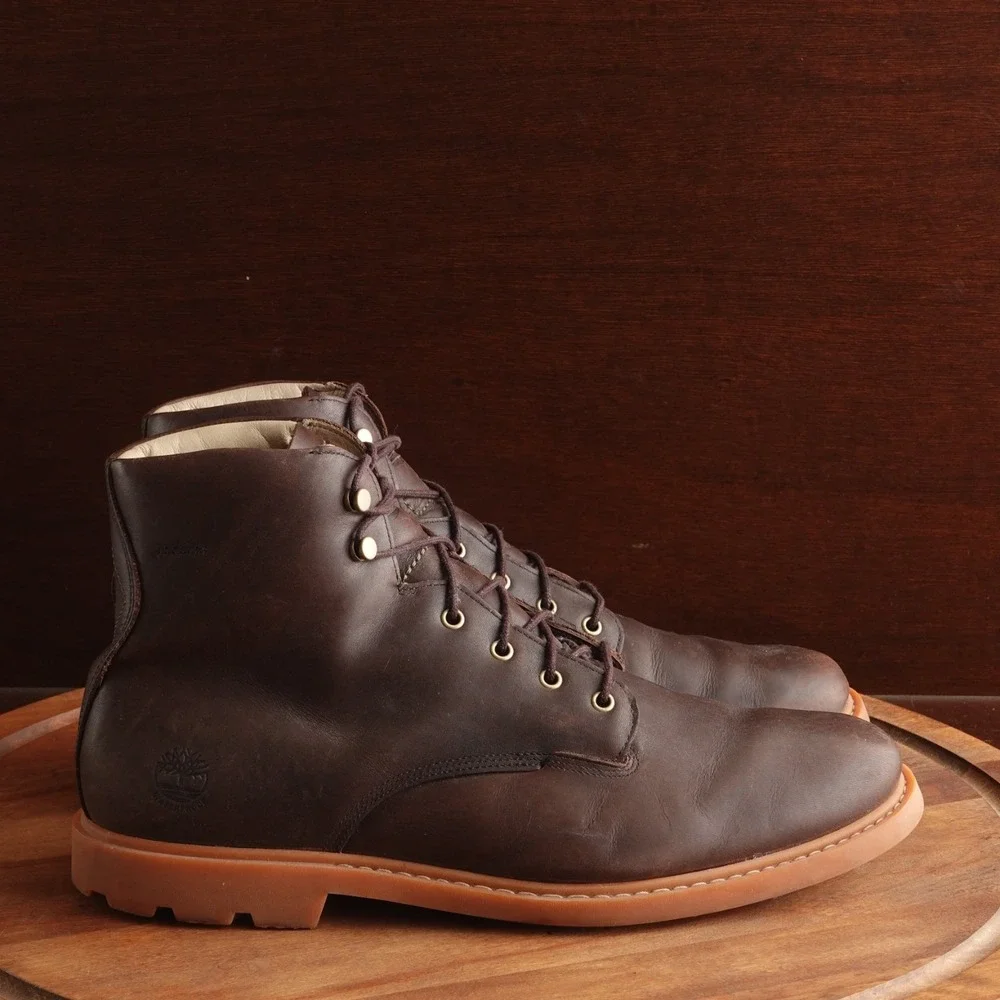 Timberland Boot Men SZ 12 Brown Belanger EK+ 6